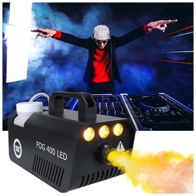 LIGHT4ME FOG 400 LED wytwornica dymu dla DJ mała lekka wydajna