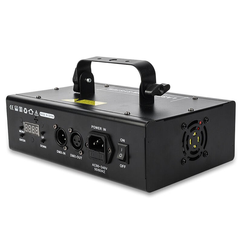 LIGHT4ME LASER RGB GEOMETRIC 350mW projektor laserowy rzutnik sceniczny skaner dyskotekowy