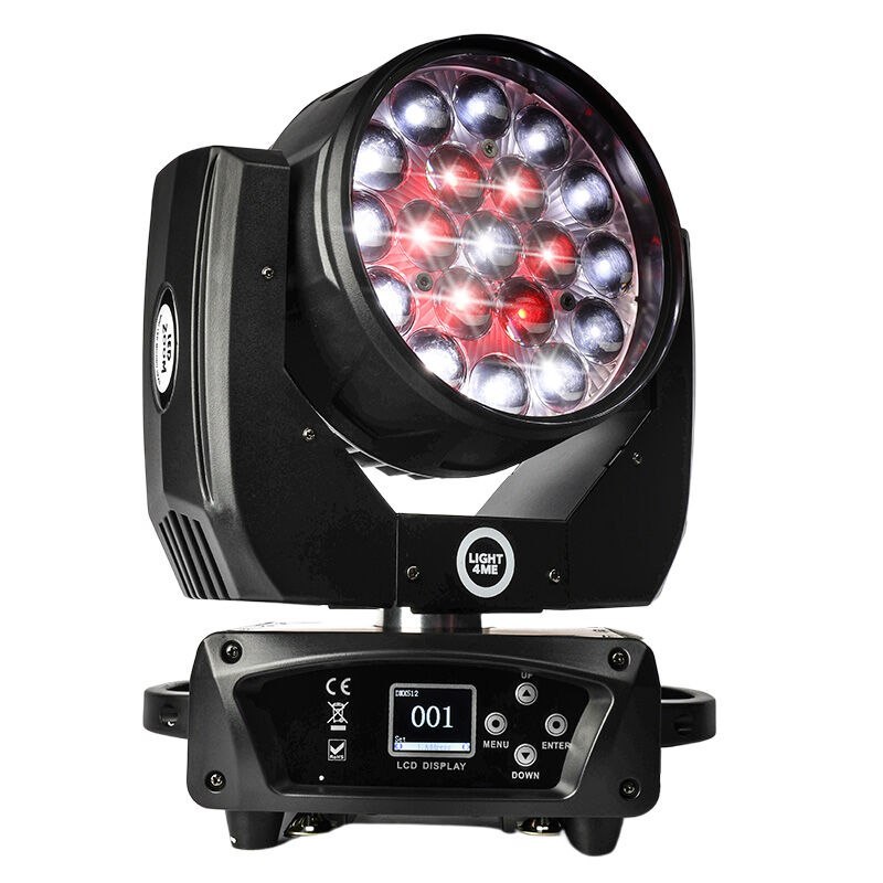 LIGHT4ME ZOOM WASH 19x15W głowica ruchoma LED RGBW