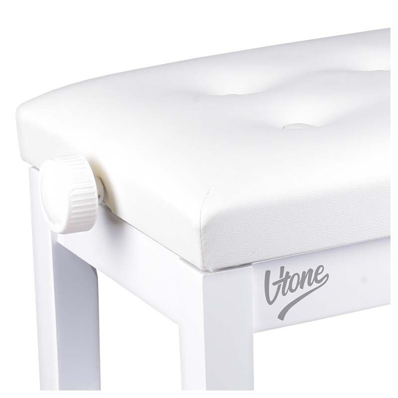 V-TONE ŁAWA 1 WH ława do pianina fortepianu BIAŁA