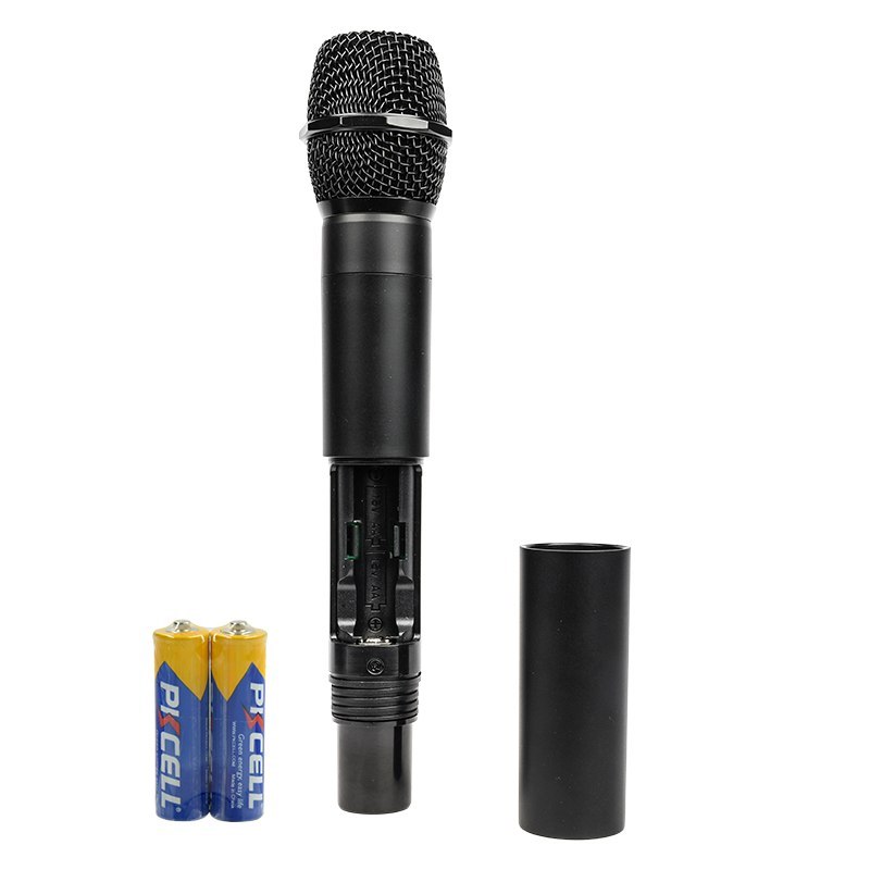 DNA VM DUAL VOCAL EFFECT SET mikrofon bezprzewodowy 2x nadajnik doręczny system nagłośnienia 518-542 MHz USB Bluetooth