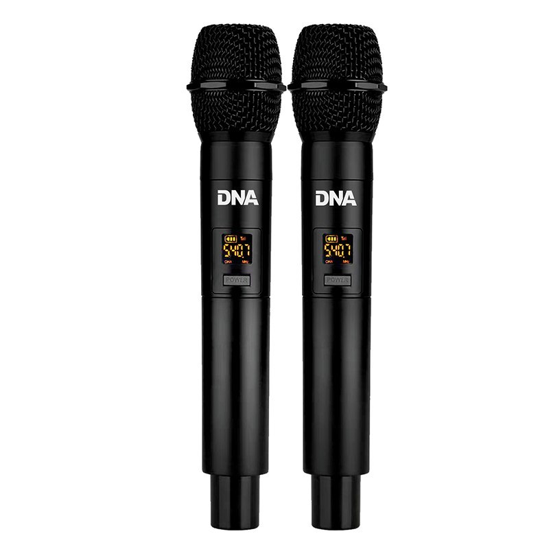 DNA VM DUAL VOCAL EFFECT SET mikrofon bezprzewodowy 2x nadajnik doręczny system nagłośnienia 518-542 MHz USB Bluetooth