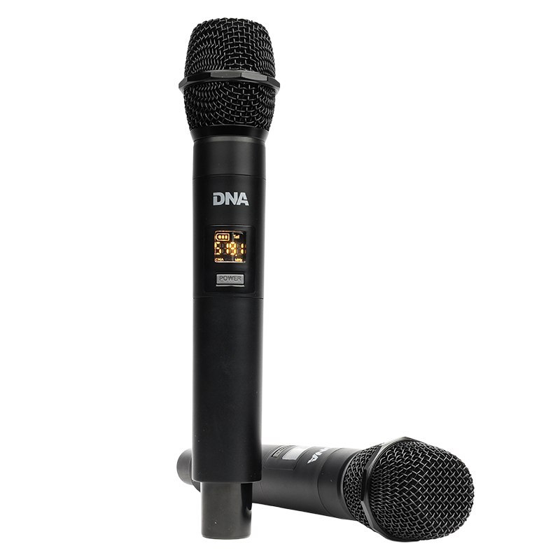 DNA VM DUAL VOCAL EFFECT SET mikrofon bezprzewodowy 2x nadajnik doręczny system nagłośnienia 518-542 MHz USB Bluetooth