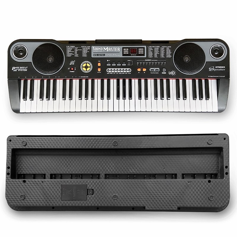 MQ 6115L KEYBOARD edukacyjny podświetlane klawisze organy dla dzieci do nauki gry mikrofon