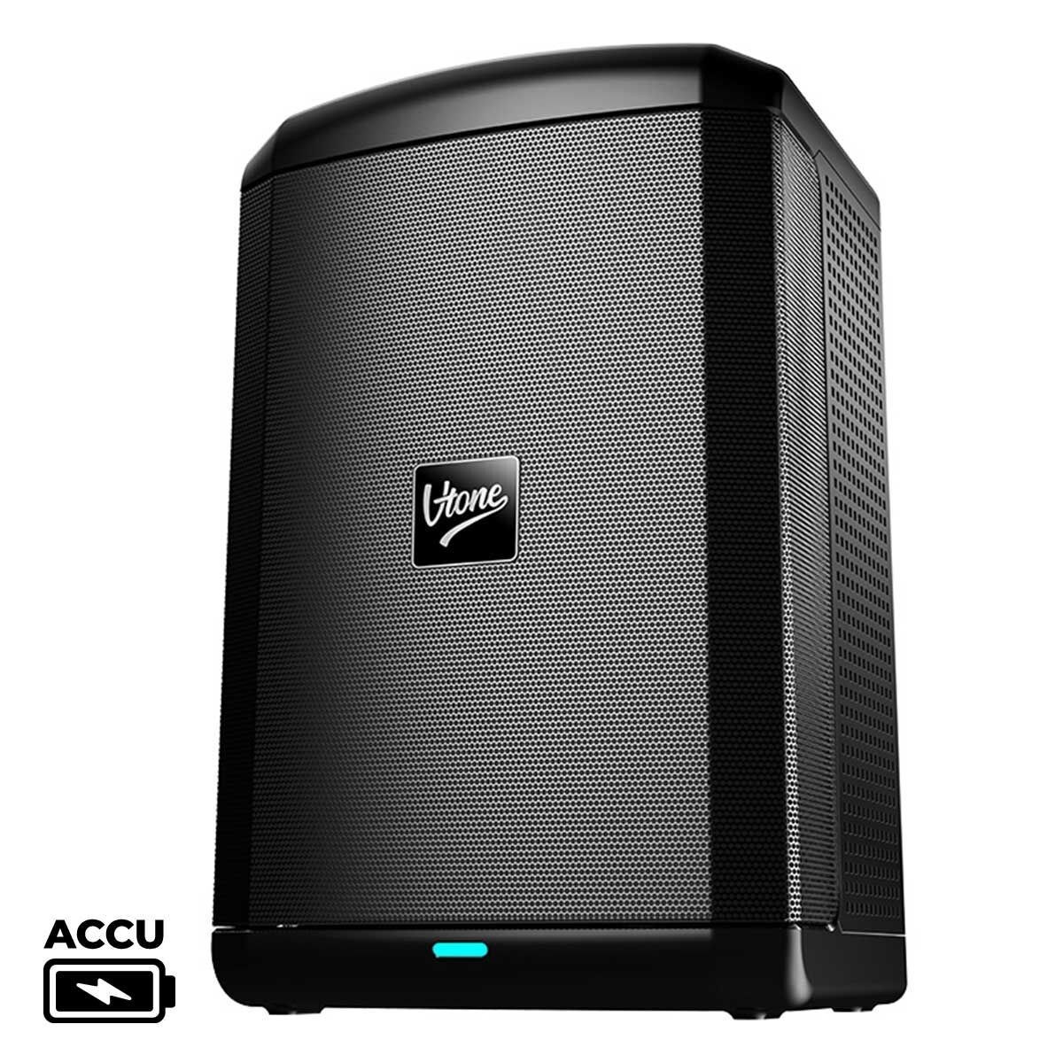 V-TONE OrionX 8 ACCU akumulatorowa kolumna aktywna czarna 8" Bluetooth AUX Phantom 80W RMS 6000 mAh