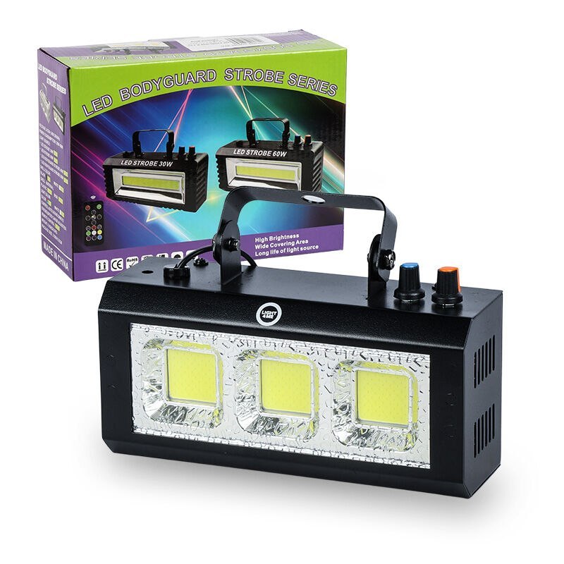 LIGHT4ME STROBE 60W stroboskop imprezowy dyskotekowy białe światło efekt świetlny LED