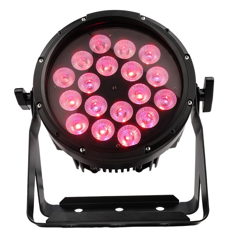 EVOLIGHTS GLACIER 18 reflektor par zewnętrzne oświetlenie sceniczne dekoracja światłem 18x12W RGBWA-UV IP65