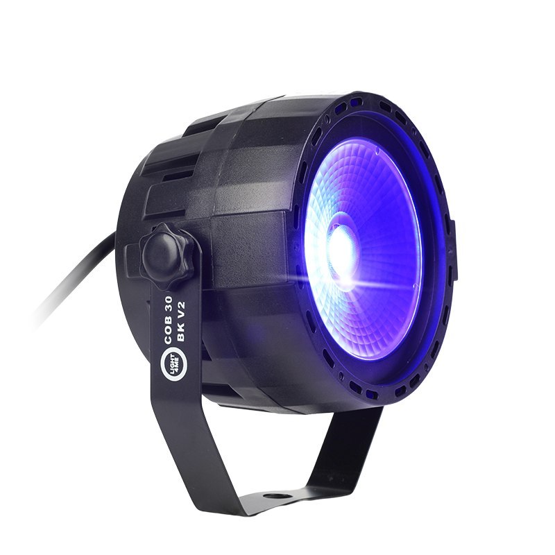 LIGHT4ME COB 30 BK V2 reflektor par oświetlenie sceniczne efekt świetlny LED RGB