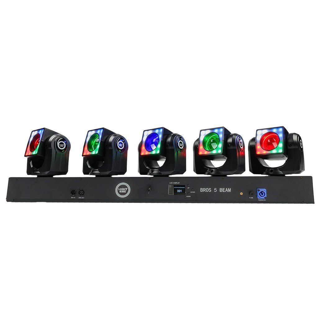 LIGHT4ME BROS 5 BEAM efekt LED 5x głowica ruchoma oświetlenie sceniczne
