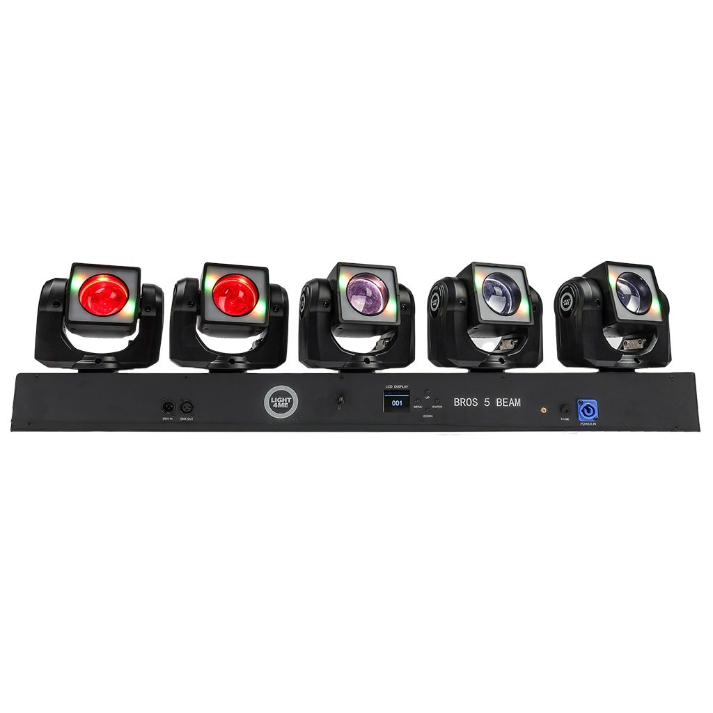 LIGHT4ME BROS 5 BEAM efekt LED 5x głowica ruchoma oświetlenie sceniczne