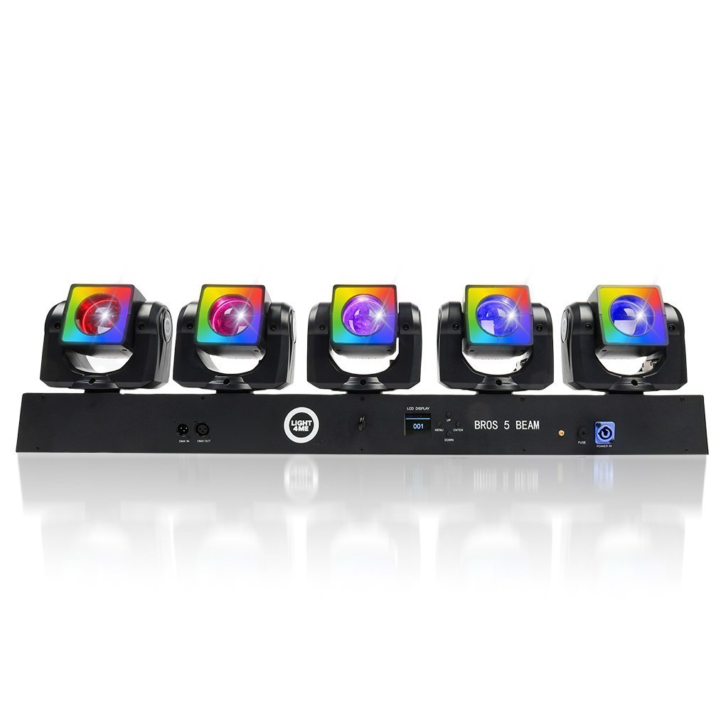 LIGHT4ME BROS 5 BEAM efekt LED 5x głowica ruchoma oświetlenie sceniczne