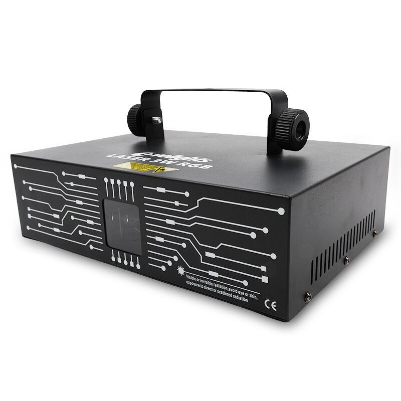 EVOLIGHTS LASER 3W RGB profesjonalne estradowe oświetlenie laserowe