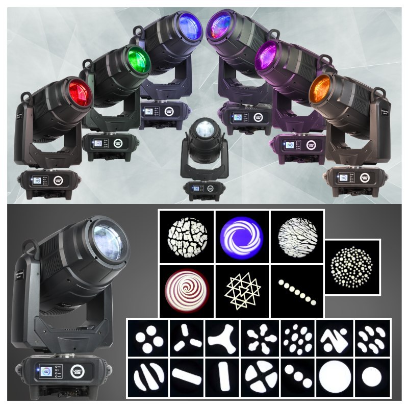 LIGHT4ME VENOM HYBRID 450 CMY głowica ruchoma LED hybryda spot beam oświetlenie sceniczne