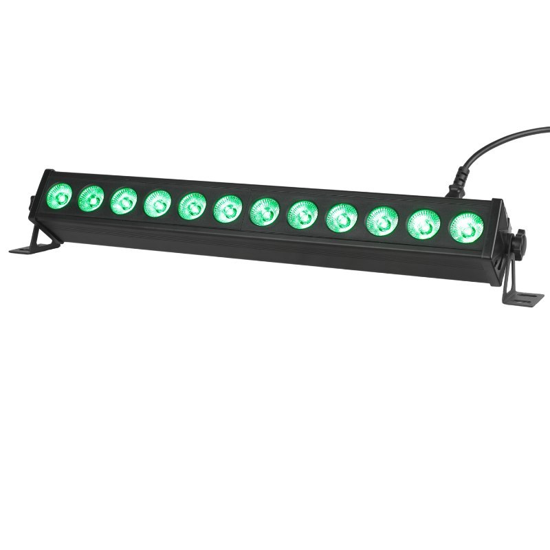 LIGHT4ME DECO BAR 12 RGB listwa oświetleniowa belka LED oświetlenie sceniczne dekoracja światłem pilot 12x3W
