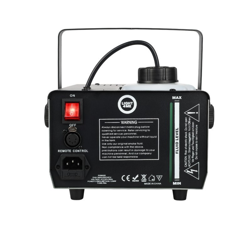 LIGHT4ME FOG CONTROL 1500 TIMER profesjonalna wytwornica dymu mgły pilot bezprzewodowy