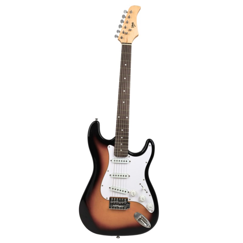 V-TONE ESST39 SB gitara elektryczna 4/4 stratocaster 39" SSS sunburst + wzmacniacz gitarowy zestaw