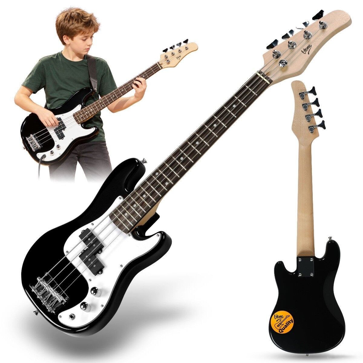 V-TONE PBB38 BK gitara basowa 3/4 Precision Bass 38" klucze imbusowe