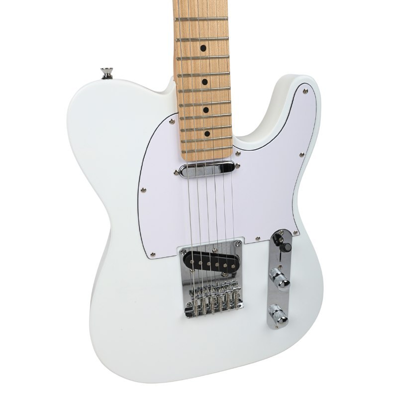 V-TONE ETL39 WH gitara elektryczna 4/4 telecaster 39" SS biała klucze imbusowe