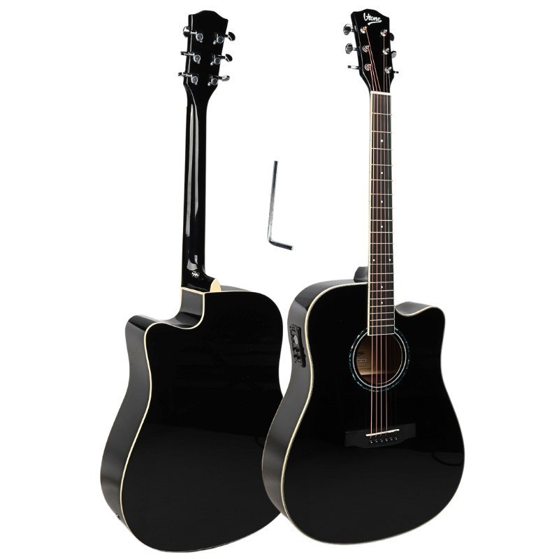 V-TONE VEAG1 CE BK gitara elektroakustyczna 4/4 dreadnought cutaway czarna