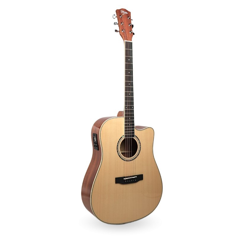 V-TONE VEAG1 CE NT gitara elektroakustyczna 4/4 dreadnought cutaway natural