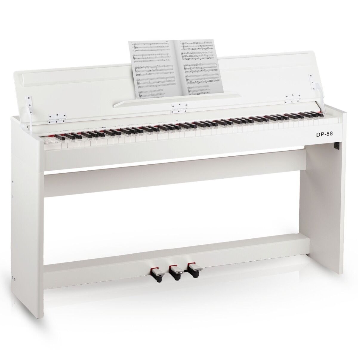 V-TONE DP-88 WH białe pianino cyfrowe ze statywem drewnianym