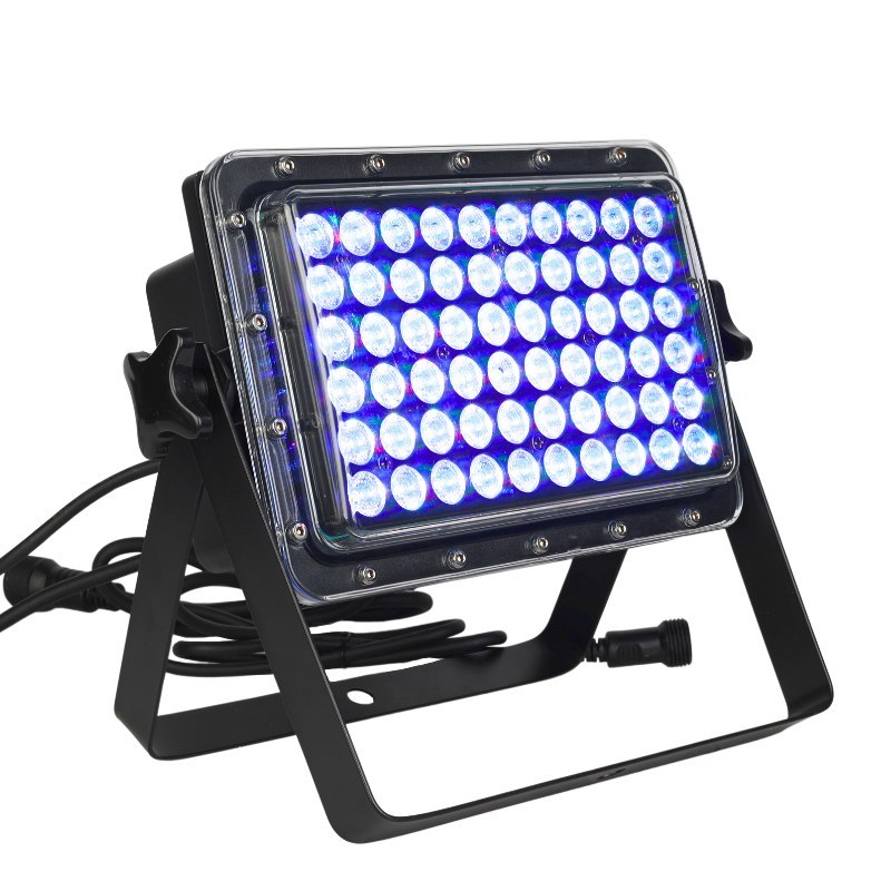 LIGHT4ME IP PAR 360 reflektor sceniczny efekt świetlny oświetlenie zewnętrzne IP65 60x1,5W LED RGB