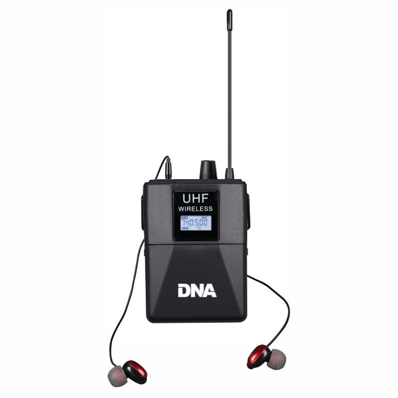 DNA IES ONE profesjonalny douszny odsłuch bezprzewodowy stereo system monitorowania dźwięku UHF 550-580 MHz