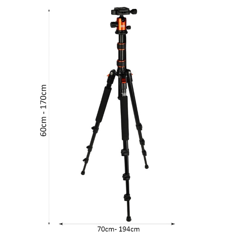 DNA PS1 PRO statyw fotograficzny do aparatu kamery uchwyt na telefon pokrowiec 170 cm do 8 kg