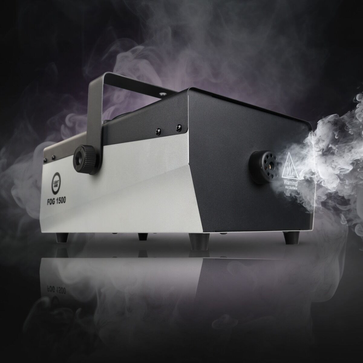 LIGHT4ME FOG 1500 V2 wytwornica dymu mgły pilot bezprzewodowy kontroler przewodowy 1500W