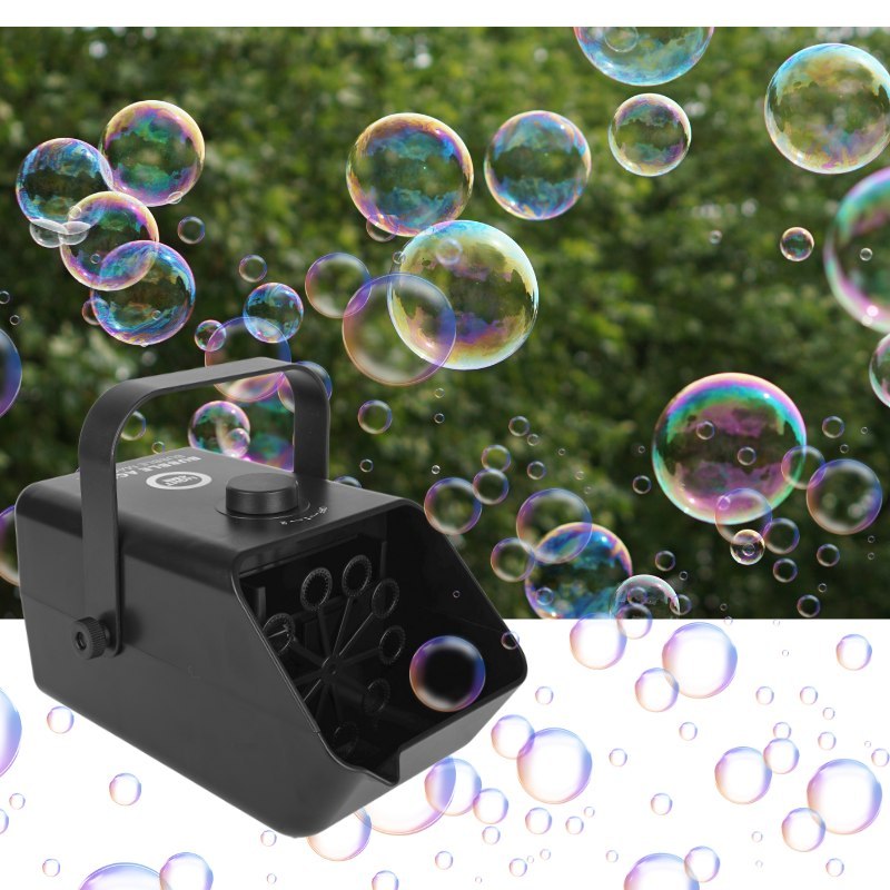 LIGHT4ME BUBBLE ACCU 1 akumulatorowa wytwornica baniek mydlanych przenośna maszyna do baniek 5000 mAh USB-C 10W