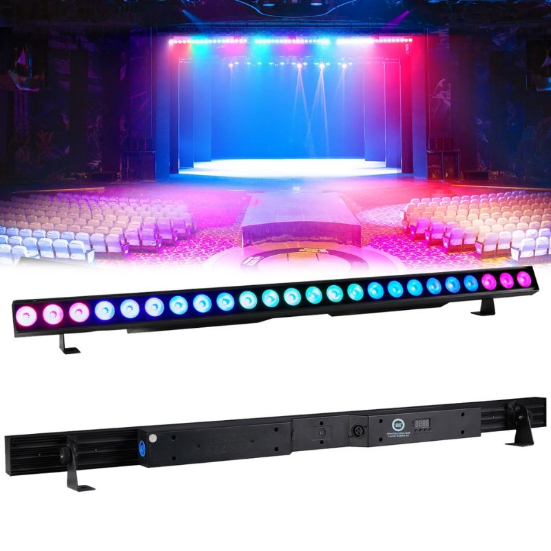 LIGHT4ME SPECTRA CREE BAR 24x6W RGBWA-UV listwa oświetleniowa oświetlenie sceniczne dekoracja światłem SMD LED 6w1