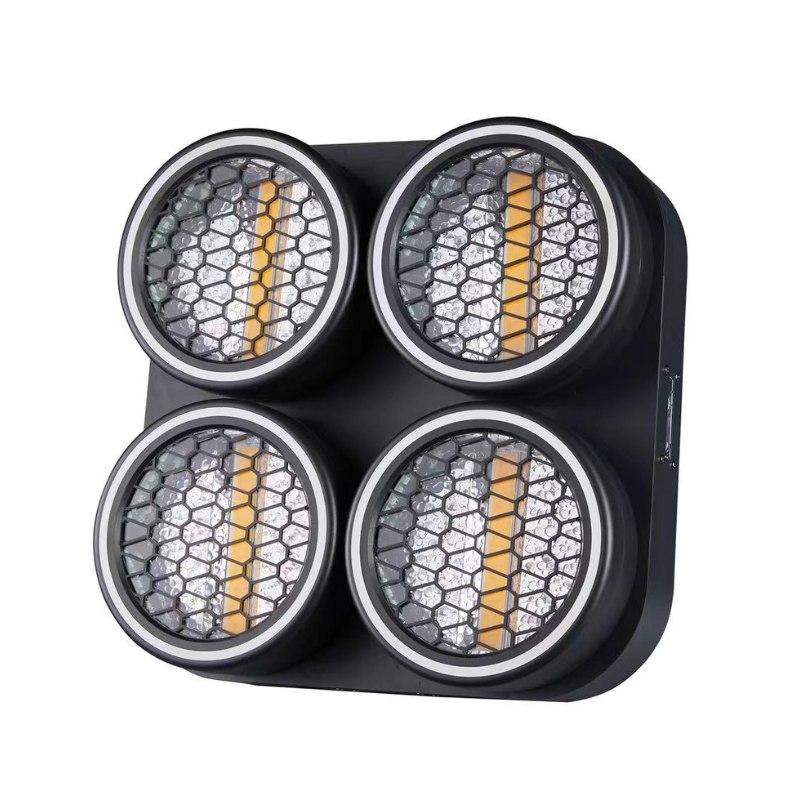 LIGHT4ME BLINDER LED 4 RING oświetlacz sceniczny oświetlenie estradowe efekt ring 4x30W WW LED COB + 252x0,2W RGB LED