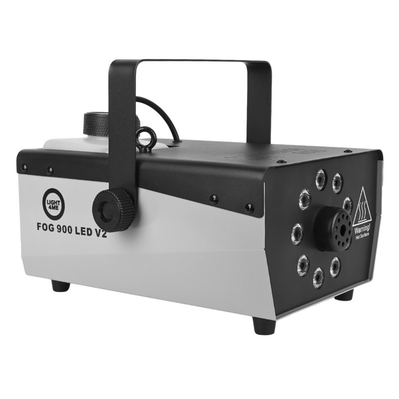 LIGHT4ME FOG 900 LED V2 wytwornica dymu mgły pilot bezprzewodowy kontroler przewodowy 900W