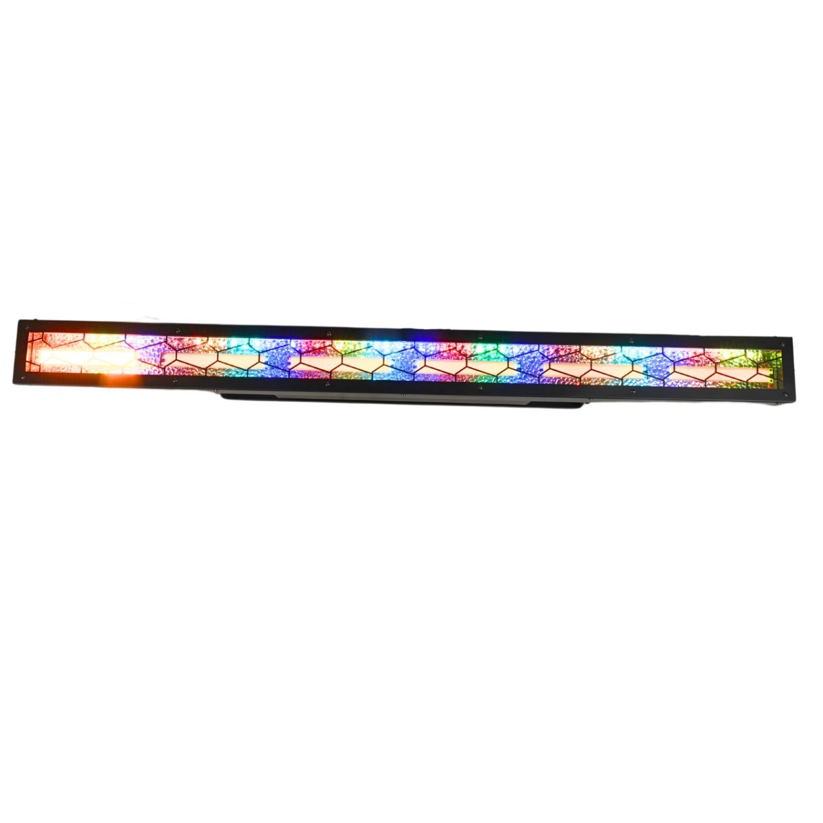 EVOLIGHTS LUMEN PIX HALO BAR listwa oświetleniowa retro LED ciepła biel efekt tła oświetlenie sceniczne vintage dekoracja światłem 6x50 WW + 440x0,2W RGB