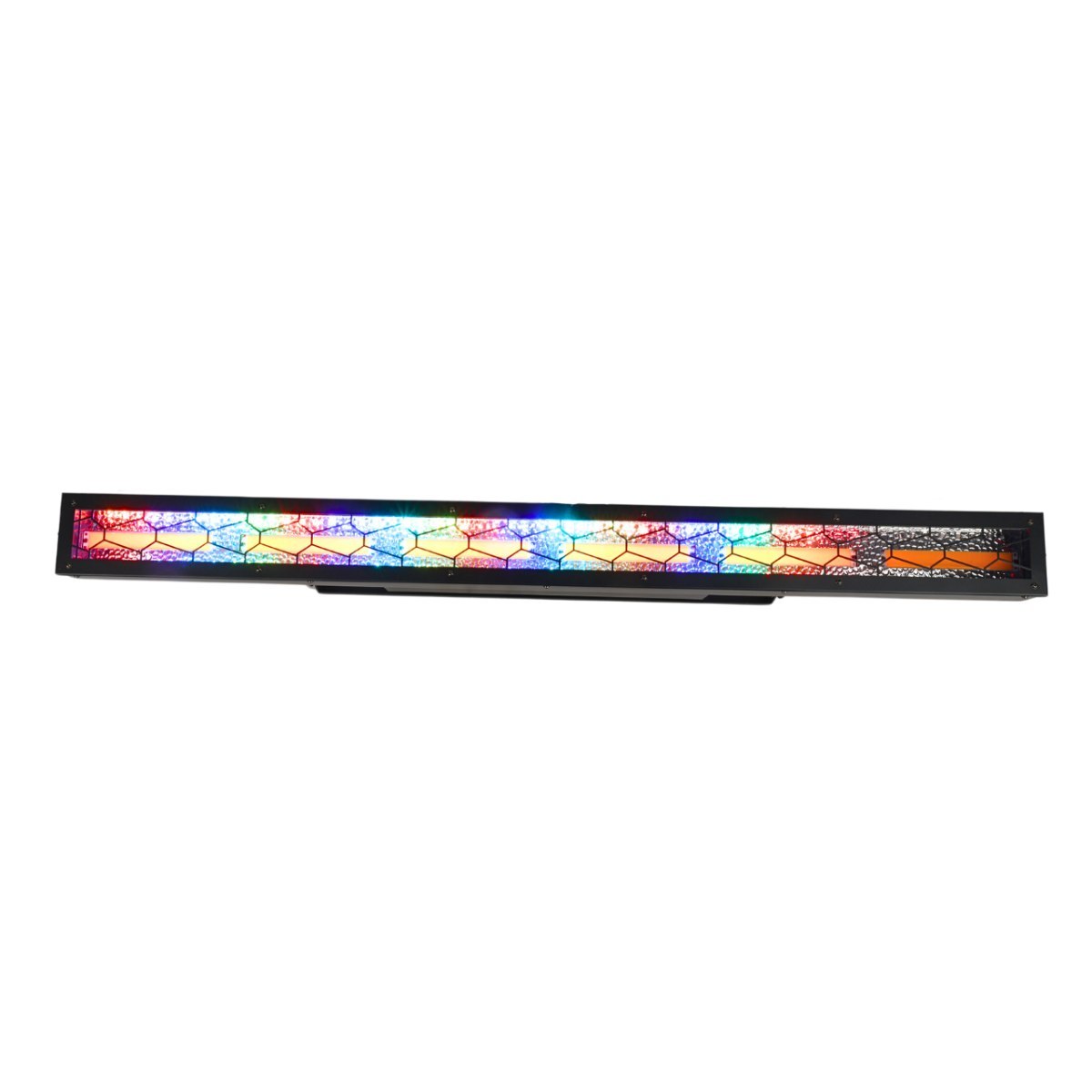 EVOLIGHTS LUMEN PIX HALO BAR listwa oświetleniowa retro LED ciepła biel efekt tła oświetlenie sceniczne vintage dekoracja światłem 6x50 WW + 440x0,2W RGB