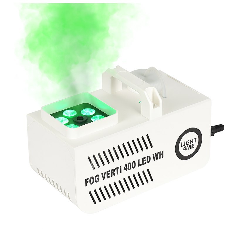 LIGHT4ME FOG VERTI 400 LED WH mała wytwornica dymu pionowego pilot bezprzewodowy efekt świetlny RGBW
