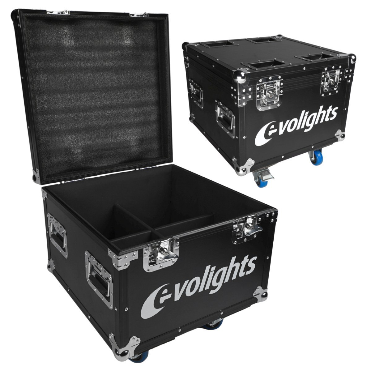 EVOLIGHTS GLACIER 18 CASE 4IN1 solidna skrzynia transportowa na 4 sceniczne reflektory par