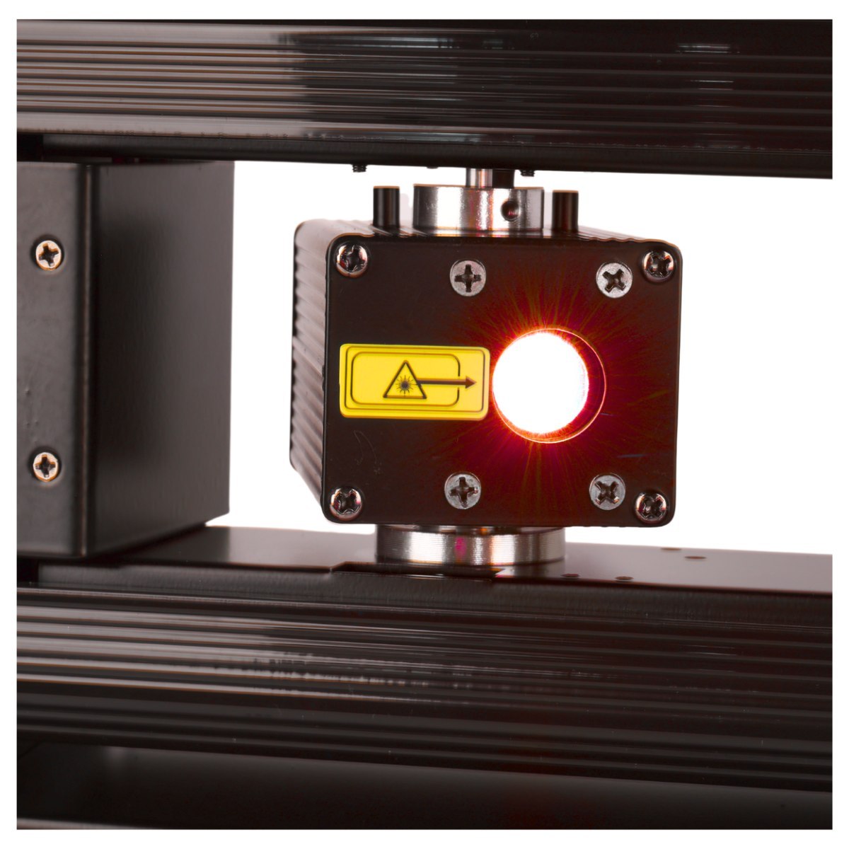 EVOLIGHTS LASER M-BAR listwa laserowa ruchoma profesjonalne oświetlenie estradowe 3W RGB DMX 2x uchwyt montażowy