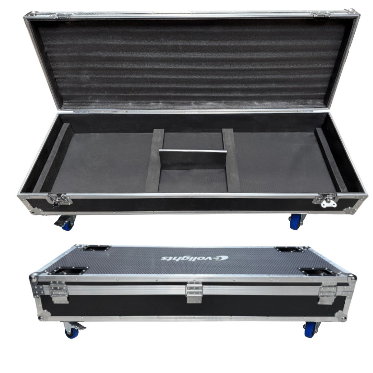 EVOLIGHTS LUMEN ONE CASE 2IN1 solidna skrzynia transportowa na 2 reflektory sceniczne retro