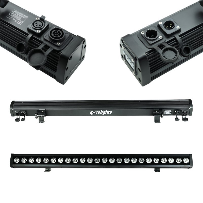 EVOLIGHTS GLAZE BAR 24x4W RGBW IP65 listwa oświetleniowa LED oświetlenie zewnętrzne sceniczne
