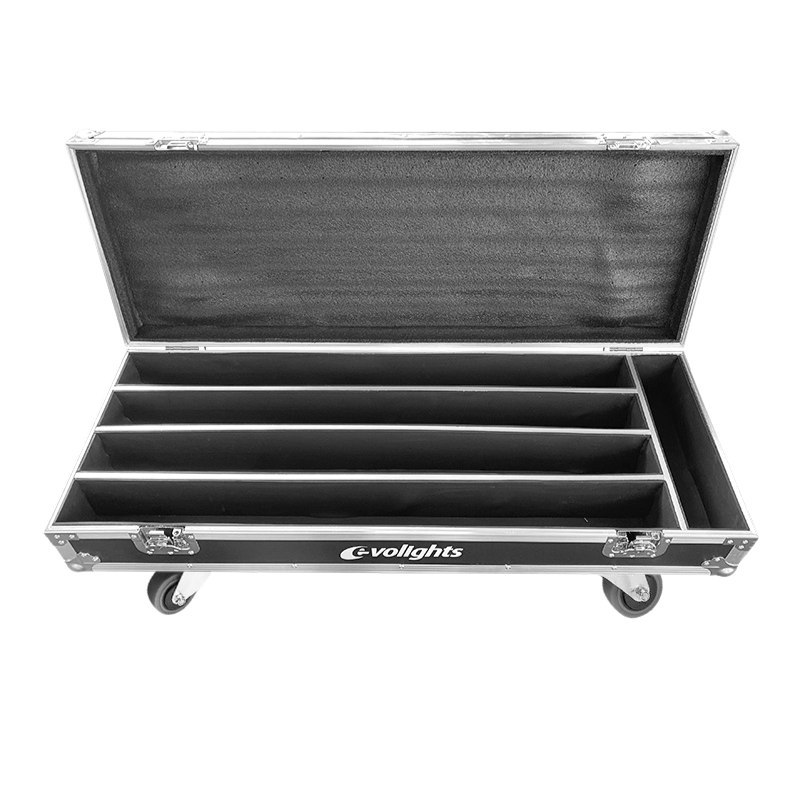 EVOLIGHTS GLAZE BAR CASE 4IN1 solidna skrzynia transportowa z kółkami na 4 listwy oświetleniowe