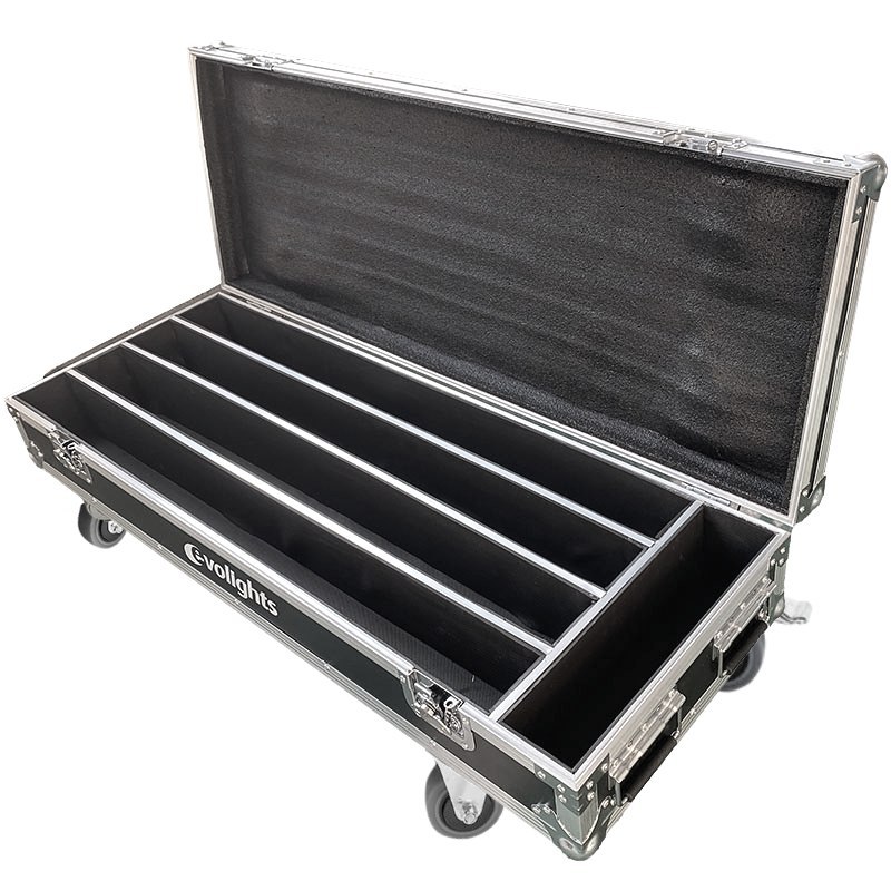 EVOLIGHTS GLAZE BAR CASE 4IN1 solidna skrzynia transportowa z kółkami na 4 listwy oświetleniowe
