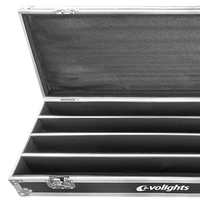 EVOLIGHTS GLAZE BAR CASE 4IN1 solidna skrzynia transportowa z kółkami na 4 listwy oświetleniowe