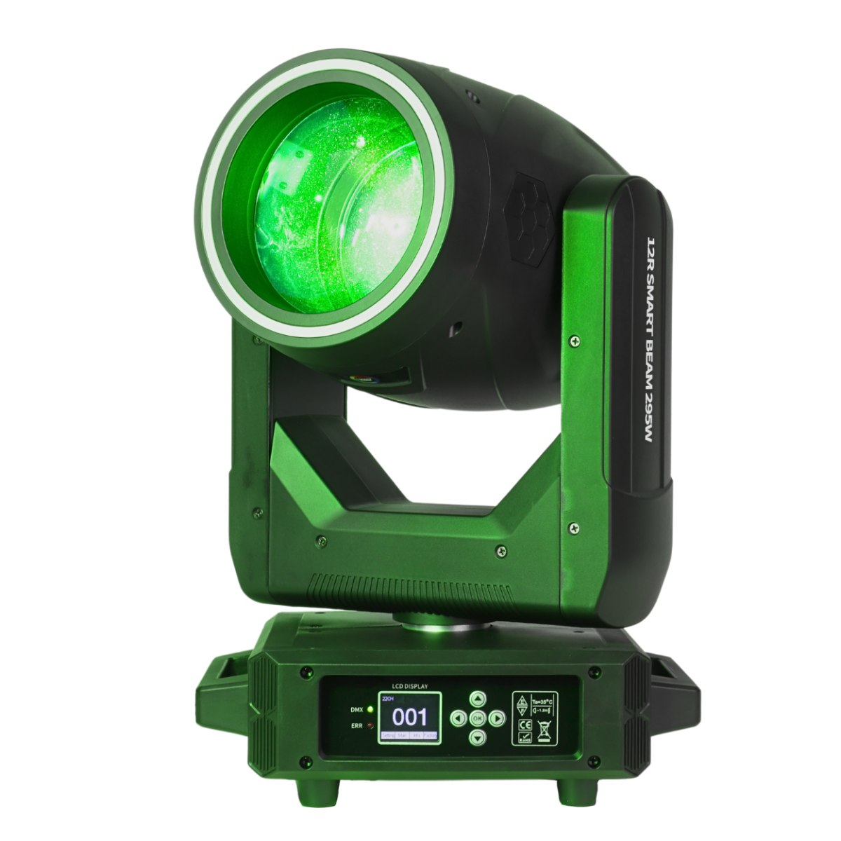 LIGHT4ME 12R SMART BEAM 295W głowica ruchoma lampa wyładowcza oświetlenie sceniczne efekt ring 31x0,2W RGB LED