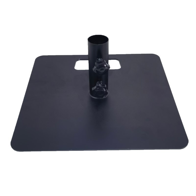 DNA HEAD PLATE 1 kwadratowa podstawa adapter nakładka na statyw oświetleniowy czarna 38 mm 30x30 cm do 50 kg
