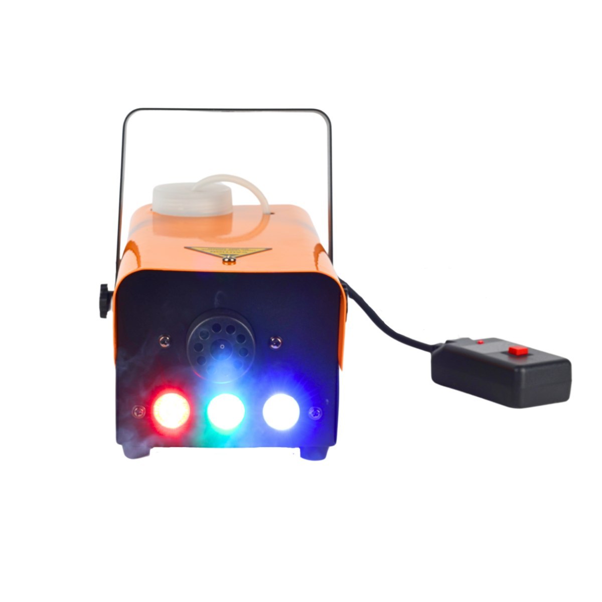 LIGHT4ME FOGIC 400W LED generator wytwornica dymu mgły efekt świetlny RGB pilot bezprzewodowy kontroler przewodowy uchwyt montażowy