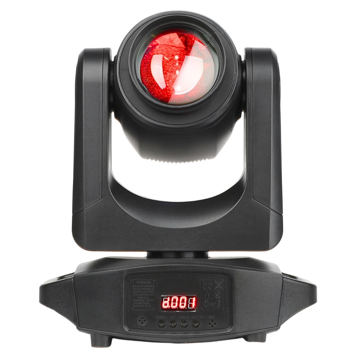 LIGHT4ME SMART BEAM 80W RING głowica ruchoma LED oświetlenie sceniczne efekt ring 12x0,3W RGB SMD5050 LED pilot bezprzewodowy
