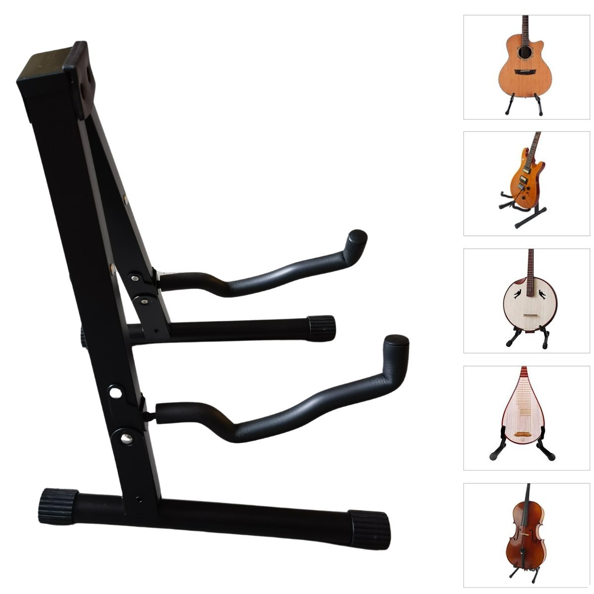 SUPRIMO GS1 stojak statyw gitarowy typu A składany podłogowy przenośny do 12 kg