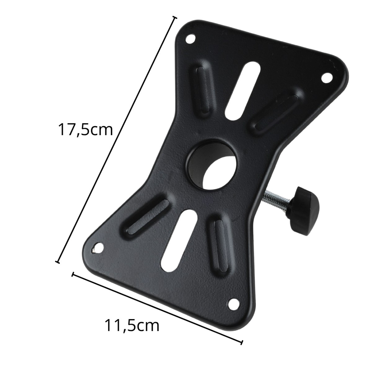 SUPRIMO SSM1 stojak tripod statyw kolumnowy stalowy czarny podstawa kolumnowa pin zabezpieczający do 60 kg