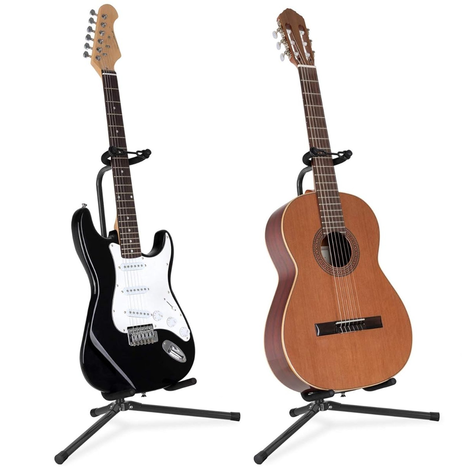 SUPRIMO GS2 stojak statyw gitarowy składany podłogowy przenośny blokada gitary 62-74 cm do 25 kg